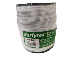 ELASTICO DORLYTEX CROCHE 05 ROLO C/100M