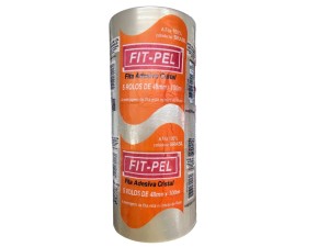 DUREX/FITA ADESIVA 48X100M FITPEL PT C/ 3 RL