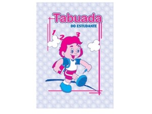 CARTILHA TABUADA DO ESTUDANTE C/50