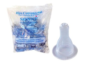 BICO DE MAMADEIRA SILICONE SONNE RED C/20