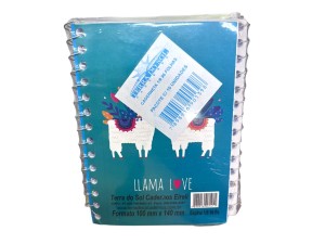 CADERNETA ANOTACOES 1/8  96 FL. TERRA DO SOL C/ 10