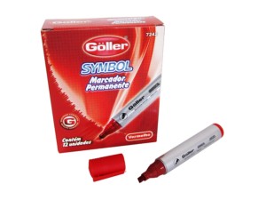 MARCADOR PERMANENTE SYMBOL VERMELHO 7242
