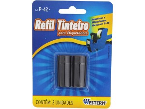 REFIL P/ETIQUETADORA WESTERN CART/2 P-42