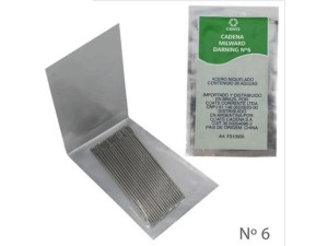 AGULHA DE MAO CORRENTE * Nº 06  CENTO